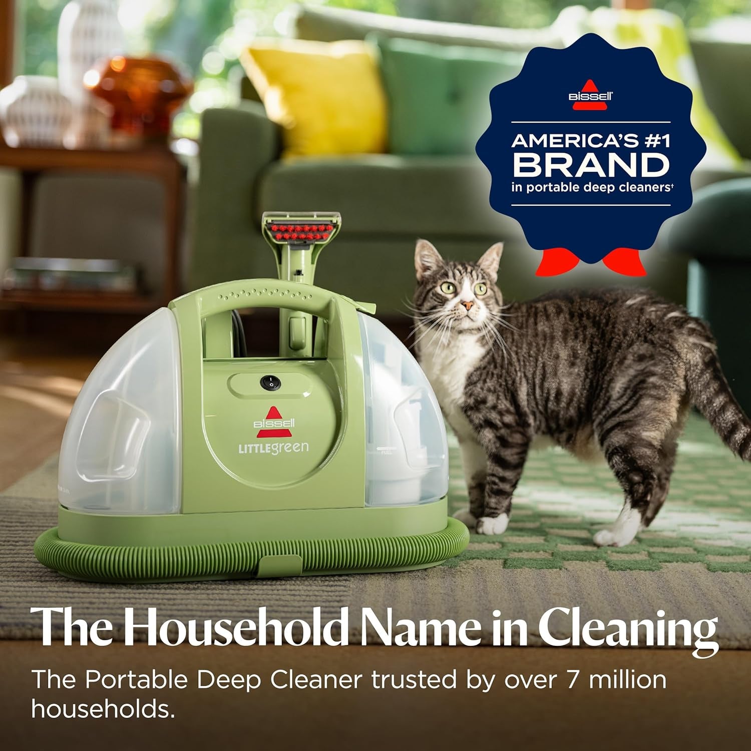 BISSELL Little Green Multi-Purpose Portable Carpet Cleaner, 1400B