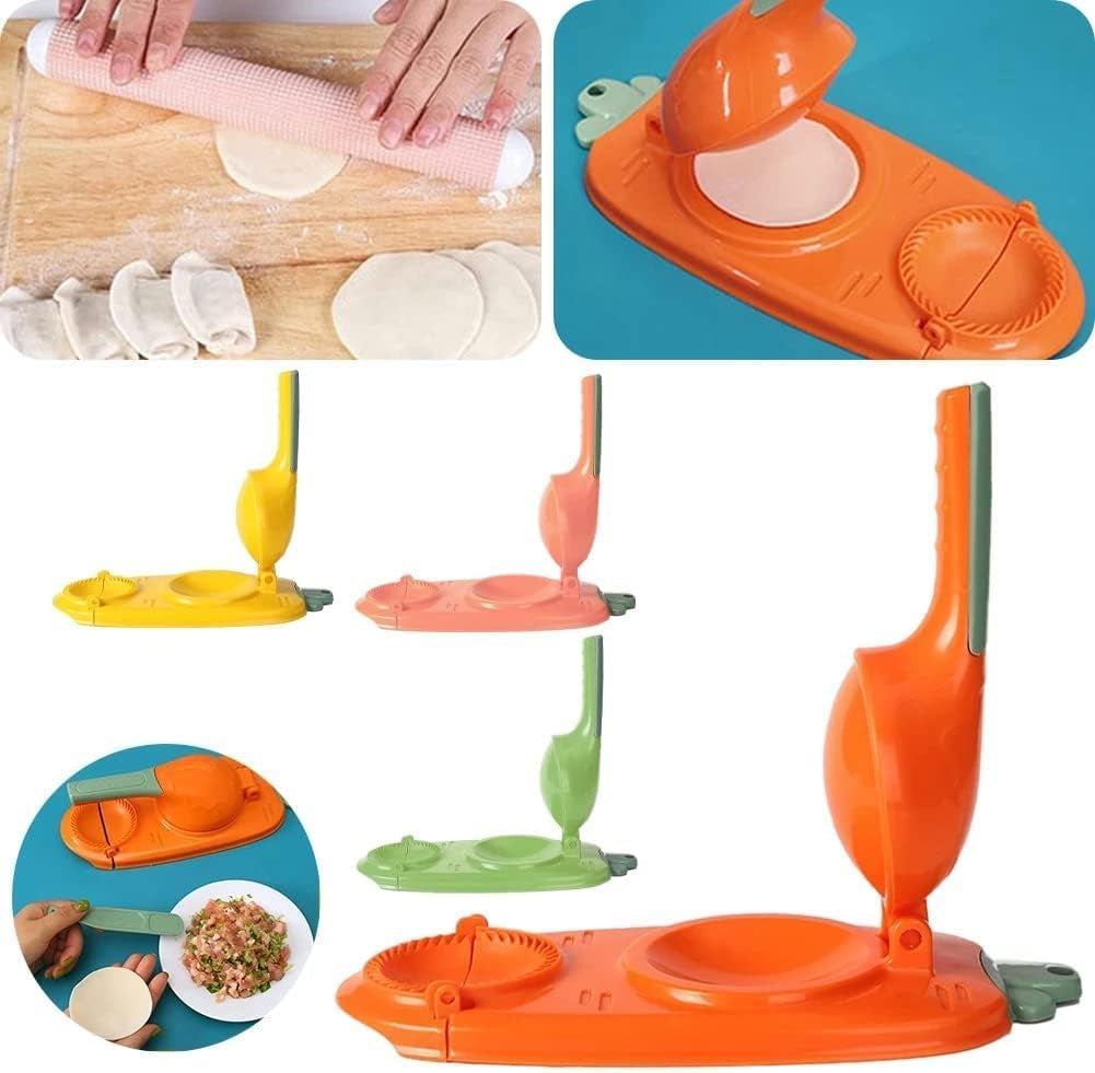2 in 1 Dumpling Maker Press Empanada, Ravioli, Pierogi, Hand Pie Mold