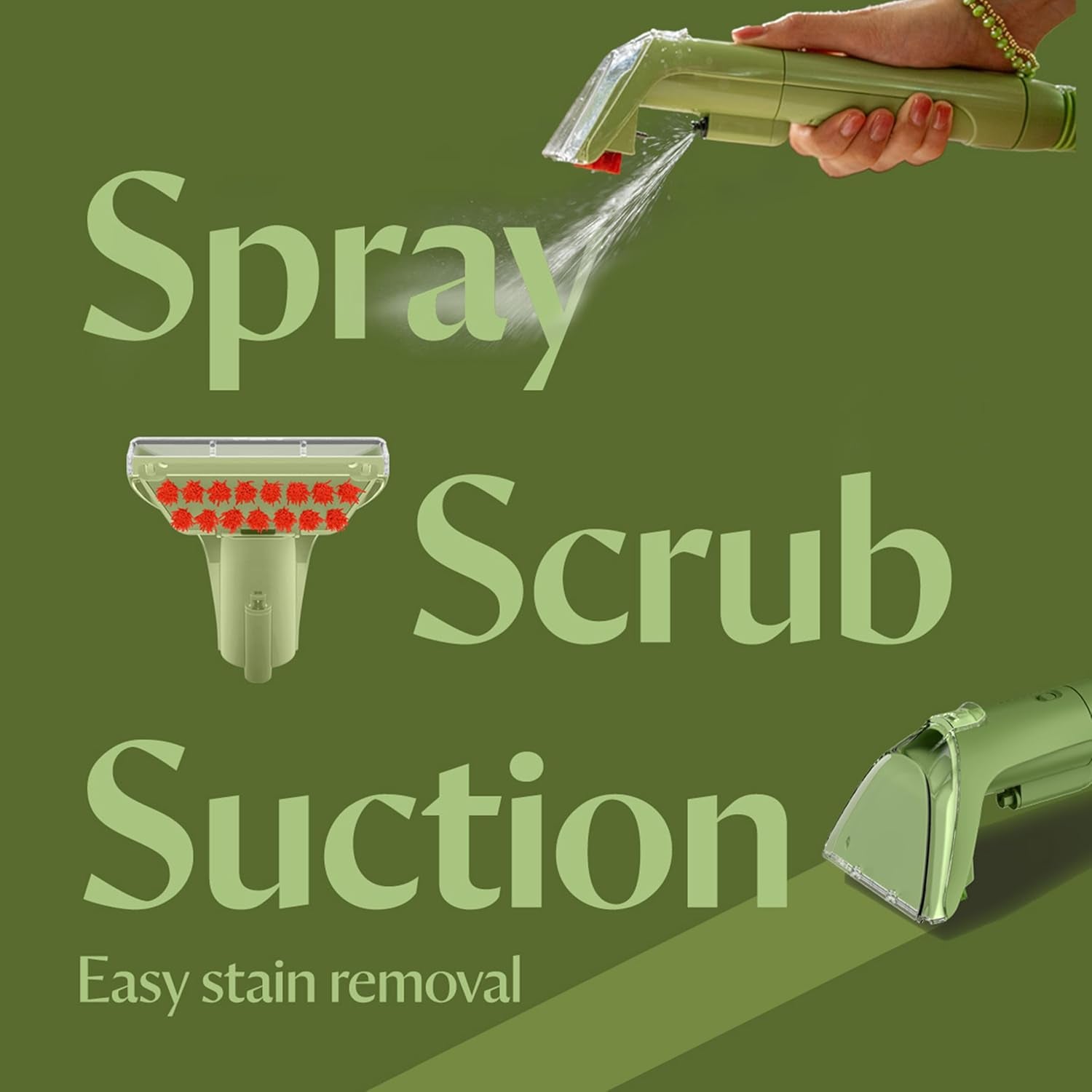 BISSELL Little Green Multi-Purpose Portable Carpet Cleaner, 1400B
