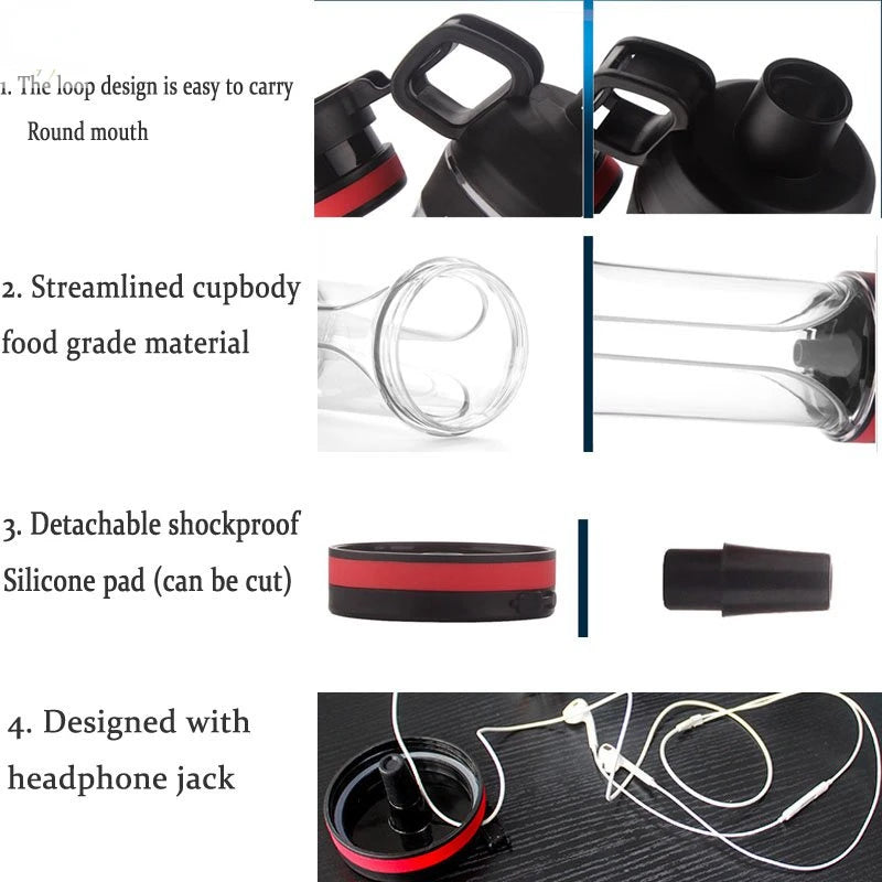 Bottle with Secret Compartment Water Bottle with Hiding Phone Pocket Secret Pill Organizer Bottle Sports Fitness Water Cup
