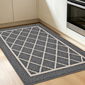 Kitchen Rugs Non Slip Washable Kitchen Mat, Grey, 32X48In