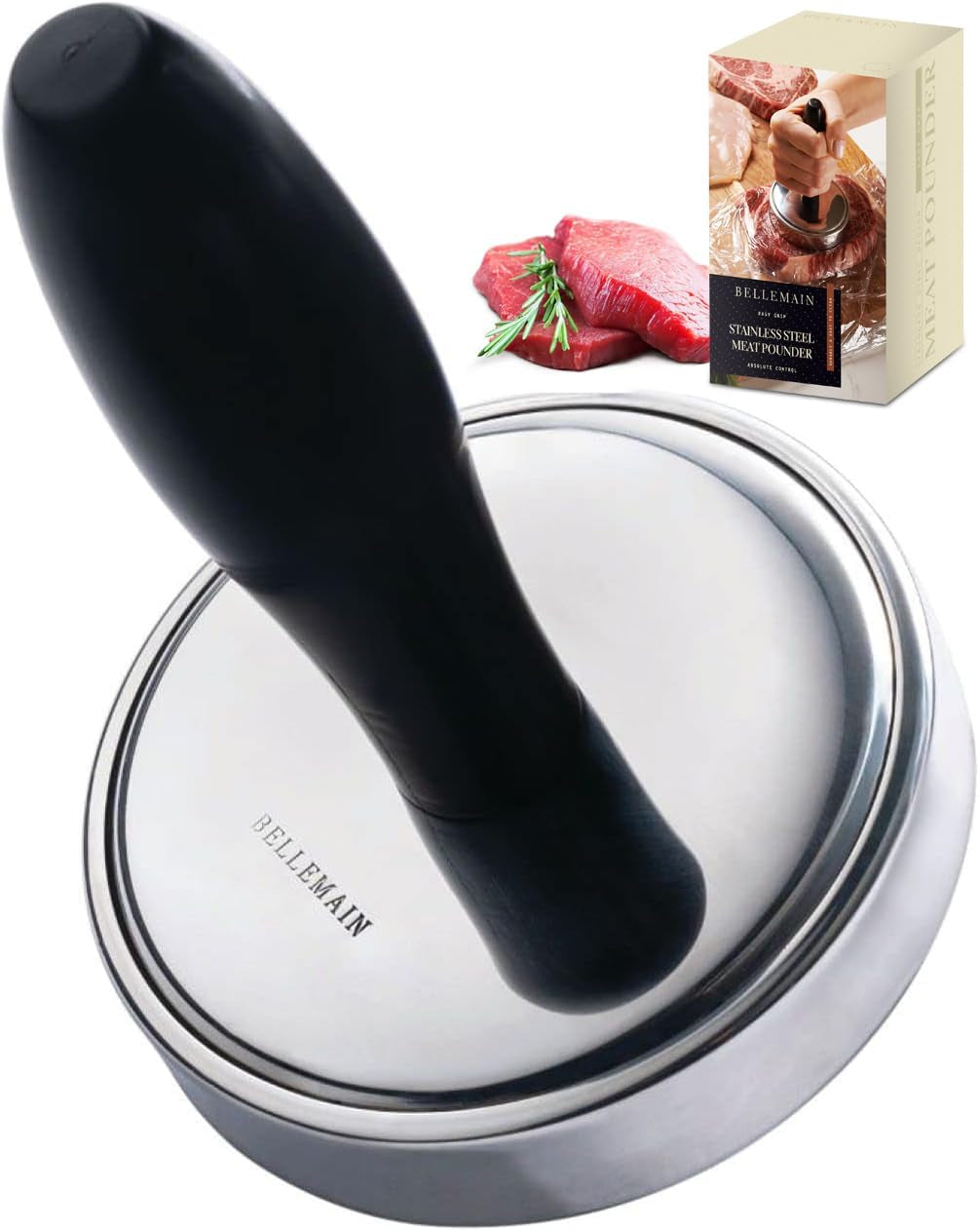 Meat Pounder & Flattener, Stainless Steel Kitchen Mallet