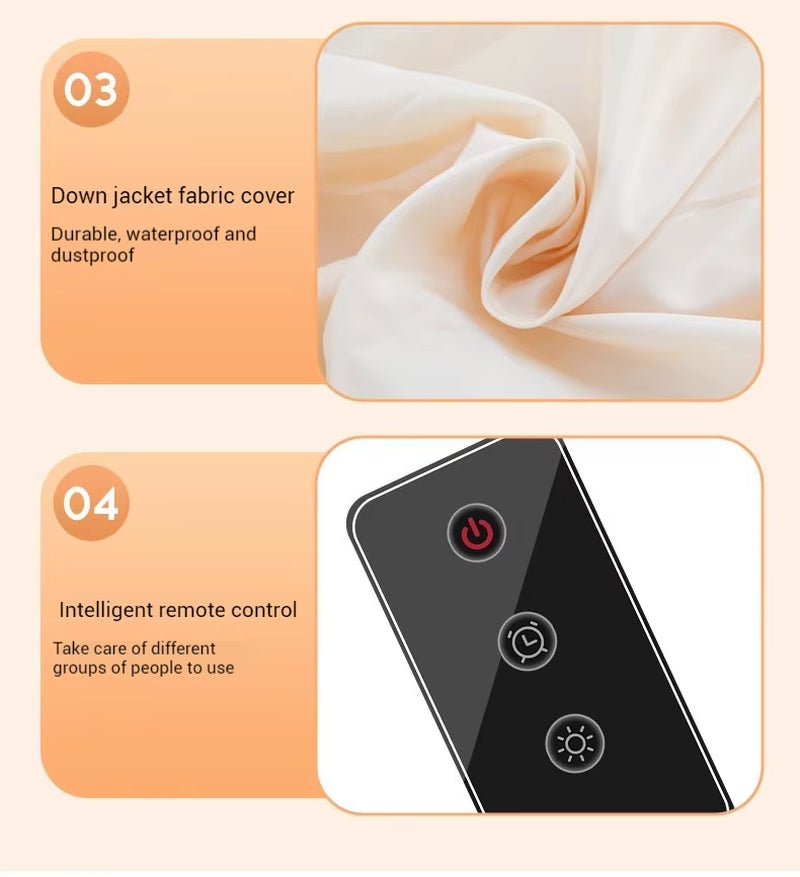 Foldable Mini Dryer Machine Sturdy Compact Dryer Electric Portable Clothes Dryer with Timer
