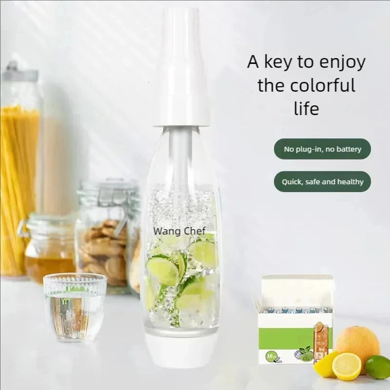 Bubble Water Machine Soda Machine Homemade Cup Carbonated Beverage Juice Bubble Machine Home Portable Bubble Water Machine
