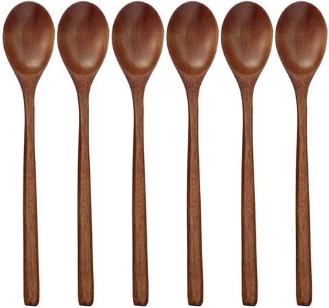 Korean Wooden Spoons, Set of 6