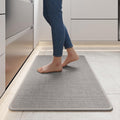 Kitchen Rugs Kitchen Mats for Floor Non Slip Washable Gray 17"X30"