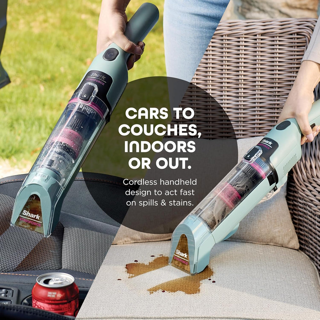 Shark Stainforce Cordless Stain, Odor & Urine Remover, 2 Tools, Caddy HX101
