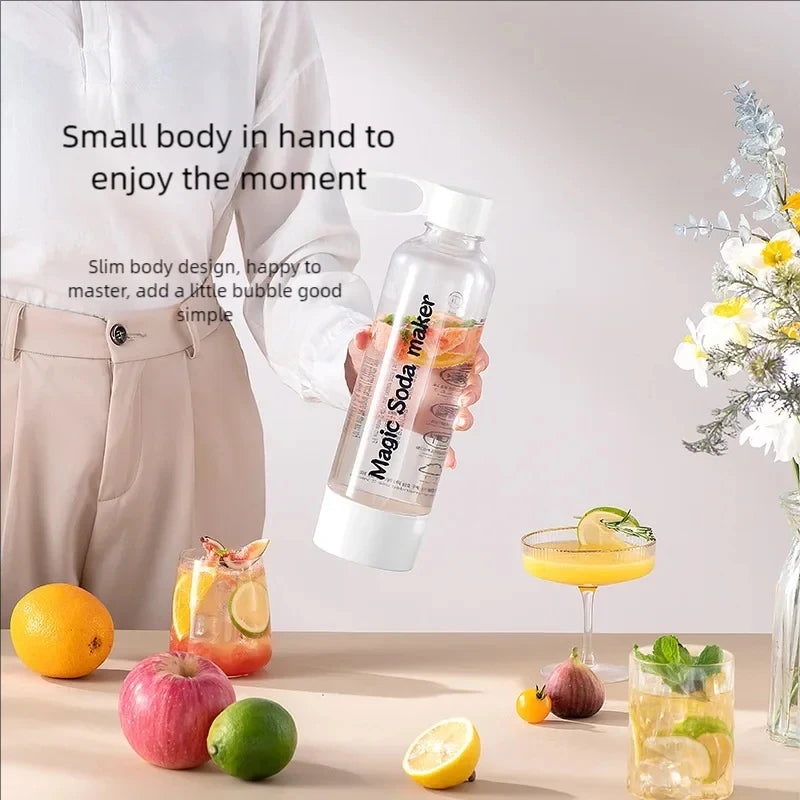 Bubble Water Machine Soda Machine Homemade Cup Carbonated Beverage Juice Bubble Machine Home Portable Bubble Water Machine