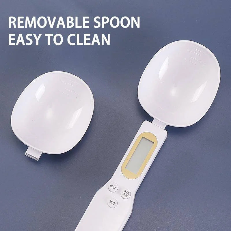 Digital Measuring Spoon 500G 0.5G LCD Electronic Kitchen Scale Food Spoon Scale Mini Kitchen Tool for Milk Coffee Sugar Scale