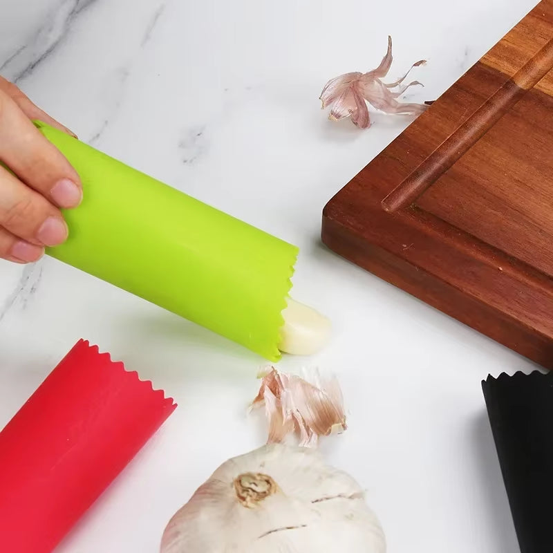 Garlic Stripper Tube Peeling Garlic Silicone Garlic Peeler Peel Easy Useful Easy Kitchen Tools Creative Household Gadget